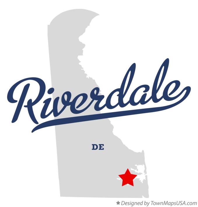 Map of Riverdale Delaware DE