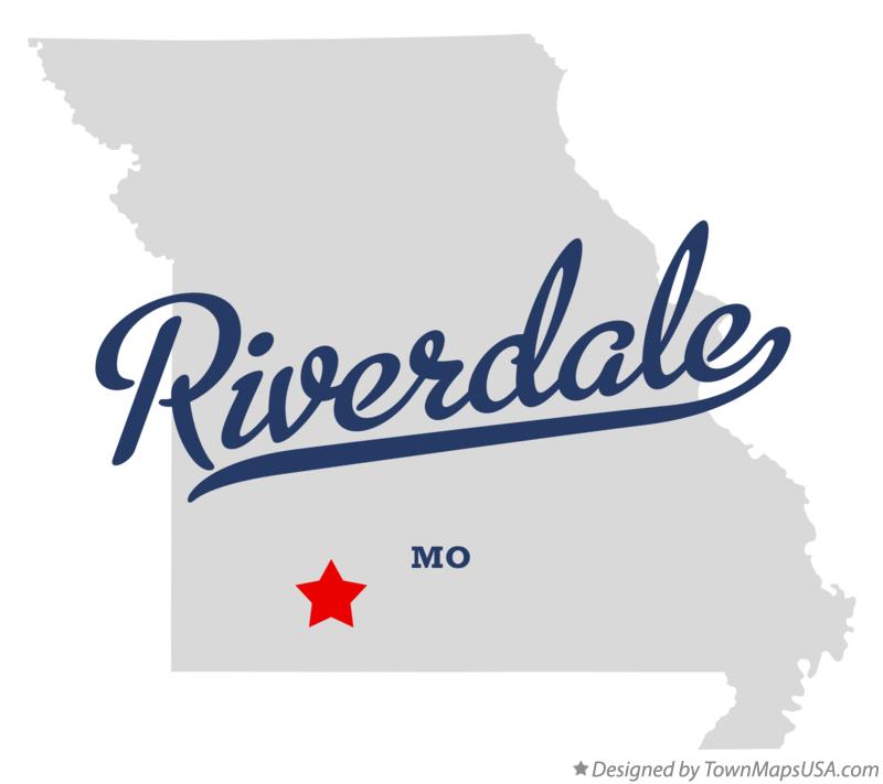 Map of Riverdale Missouri MO