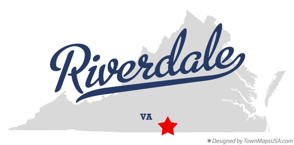 Map of Riverdale Virginia VA