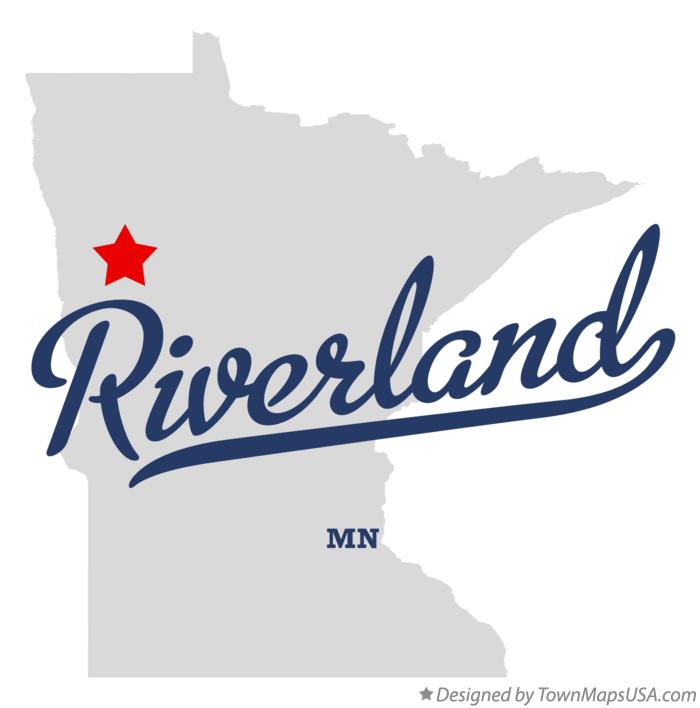 Map of Riverland Minnesota MN