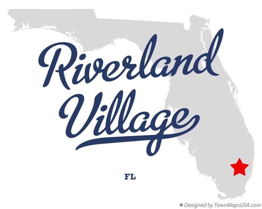 Map of Riverland Village Florida FL