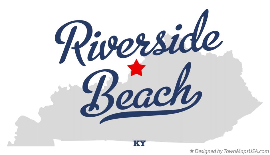 Map of Riverside Beach Kentucky KY