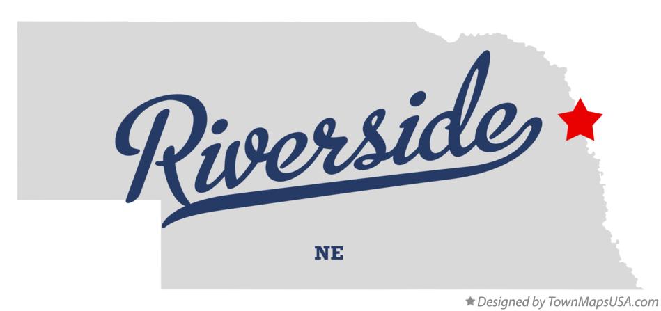 Map of Riverside Nebraska NE