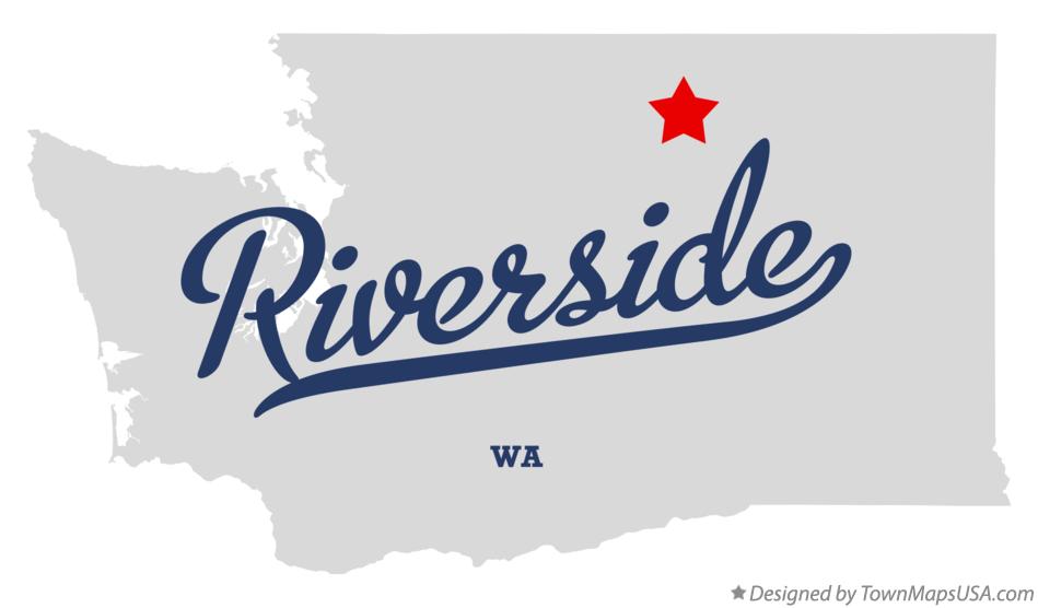 Map of Riverside Washington WA