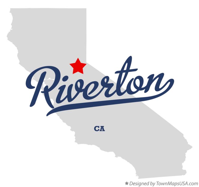 Map of Riverton California CA