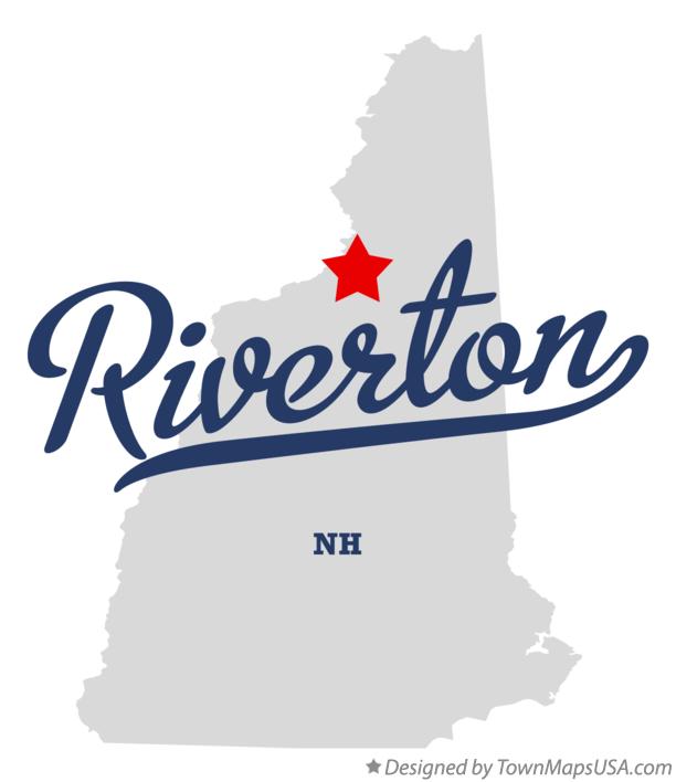 Map of Riverton New Hampshire NH
