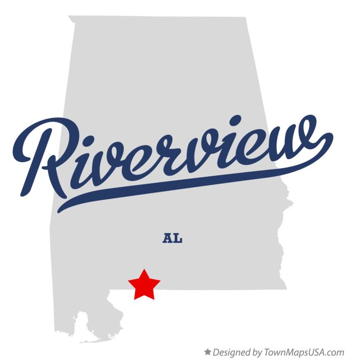 Map of Riverview Alabama AL