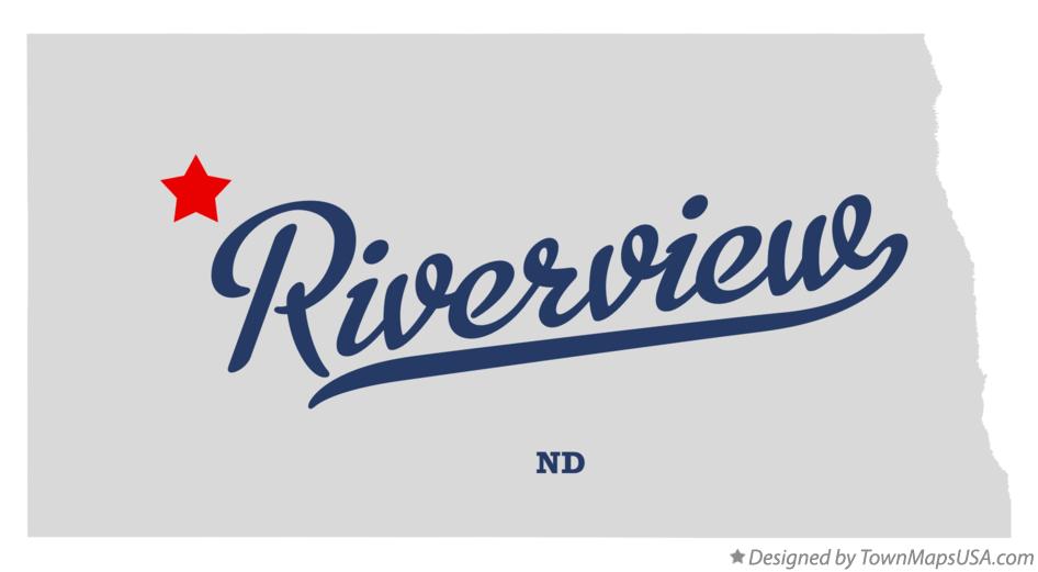 Map of Riverview North Dakota ND