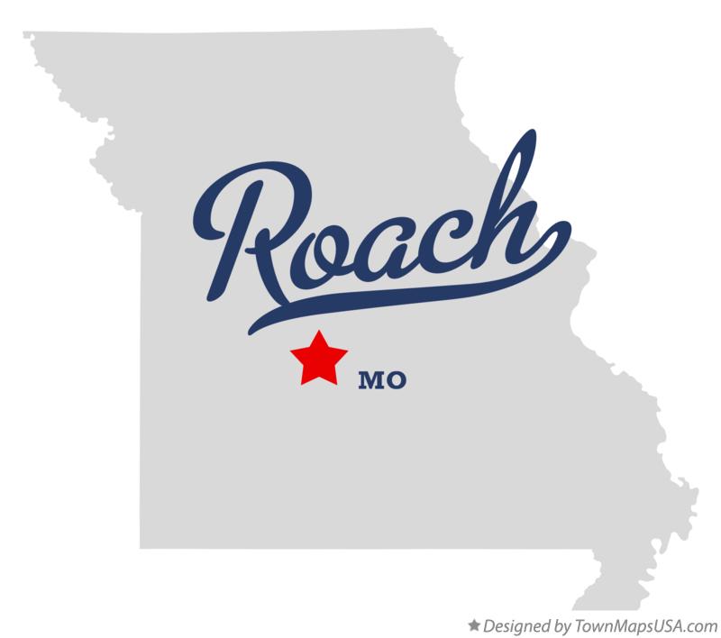Map of Roach Missouri MO