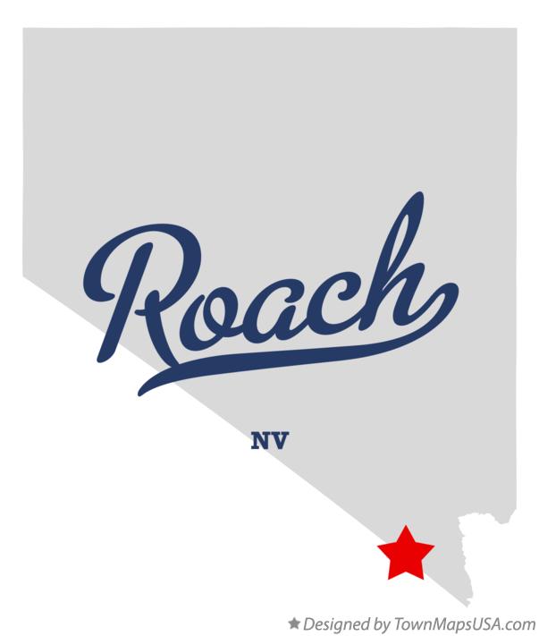 Map of Roach Nevada NV