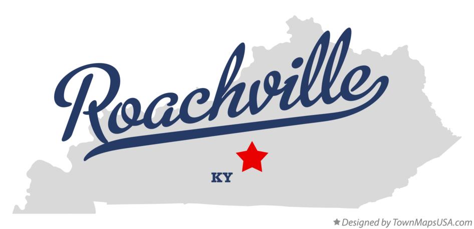 Map of Roachville Kentucky KY