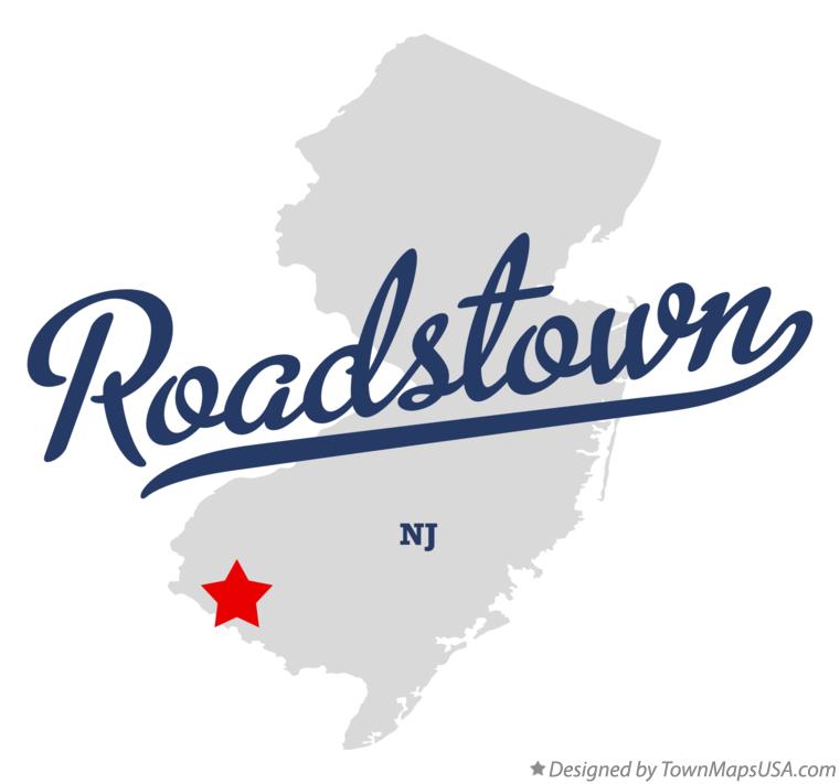 Map of Roadstown New Jersey NJ