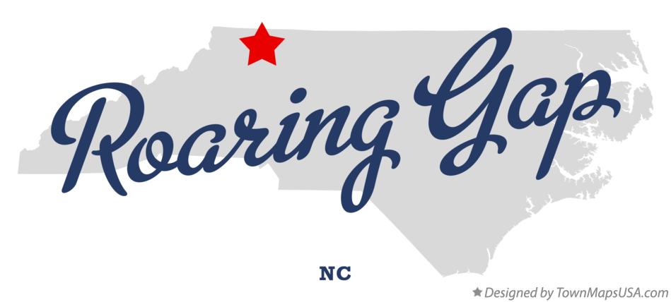 Map of Roaring Gap North Carolina NC