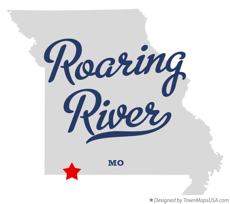 Map of Roaring River Missouri MO