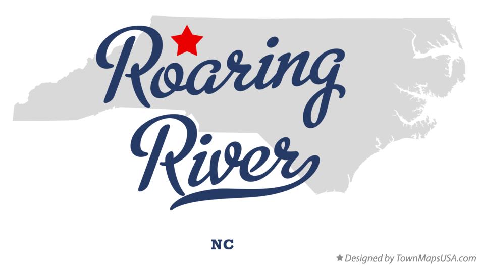 Map of Roaring River North Carolina NC