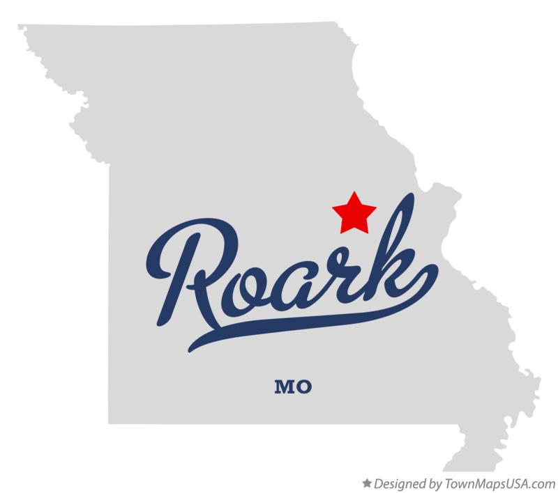 Map of Roark Missouri MO