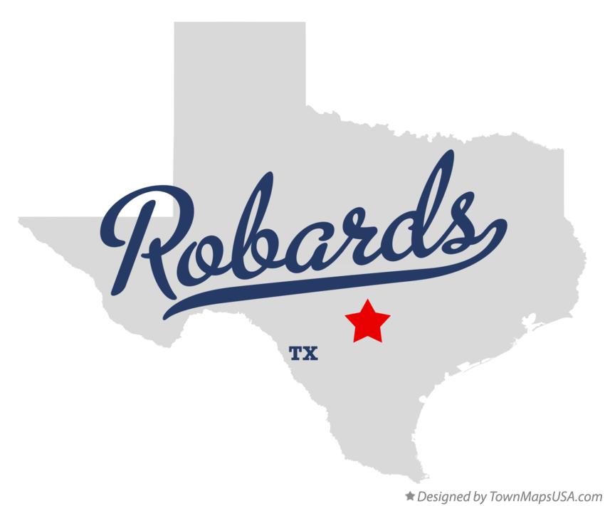 Map of Robards Texas TX