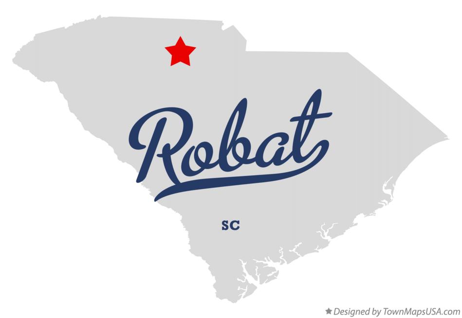 Map of Robat South Carolina SC