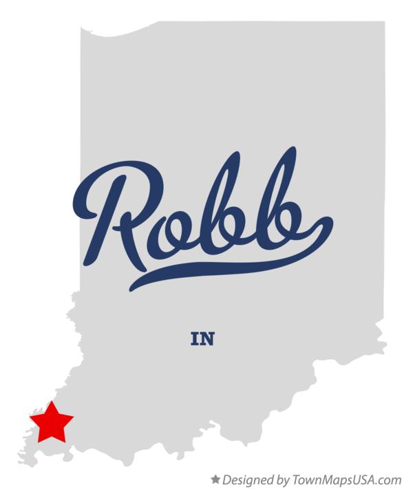 Map of Robb Indiana IN