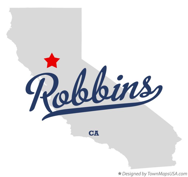 Map of Robbins California CA