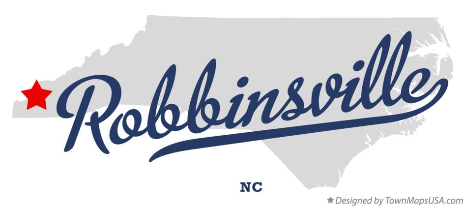 Map of Robbinsville North Carolina NC