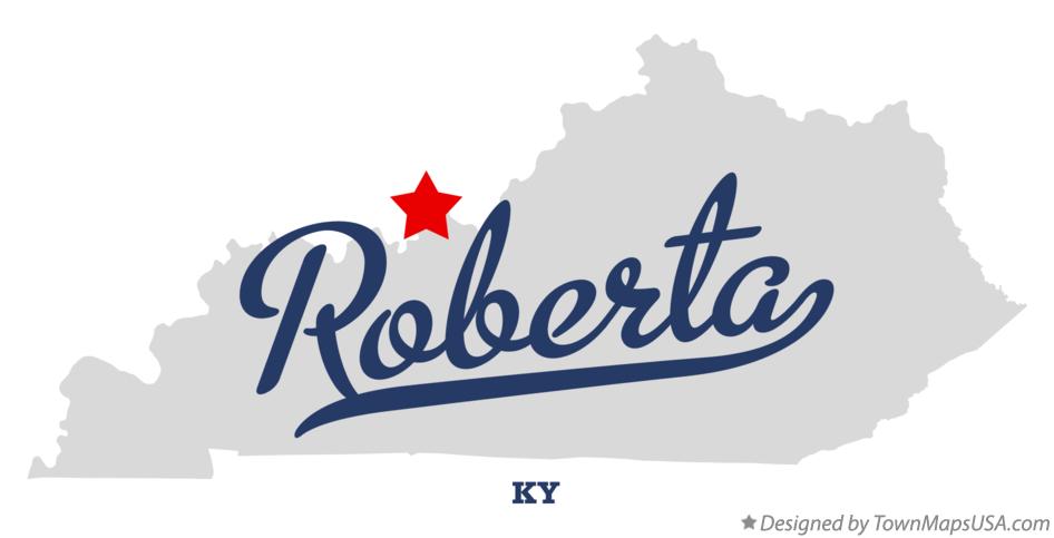 Map of Roberta Kentucky KY