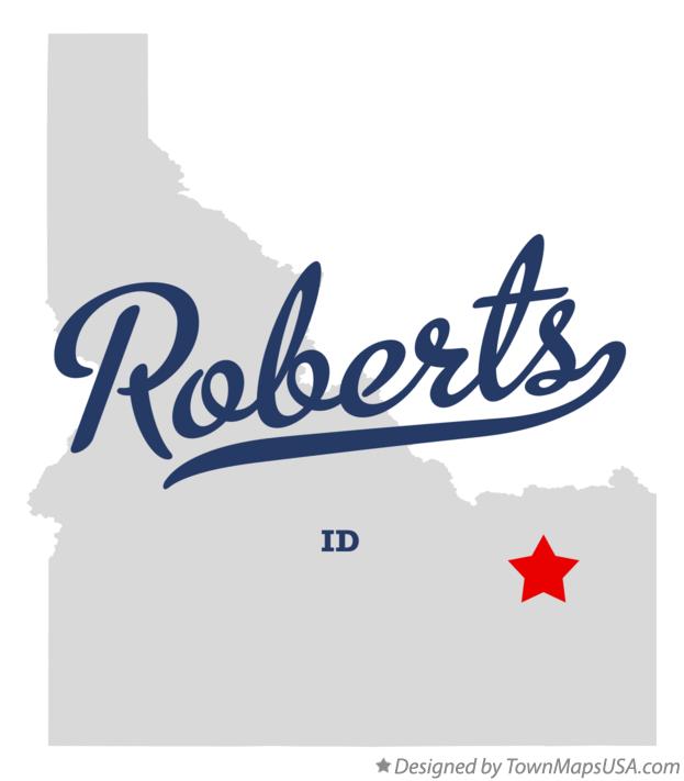 Map of Roberts Idaho ID