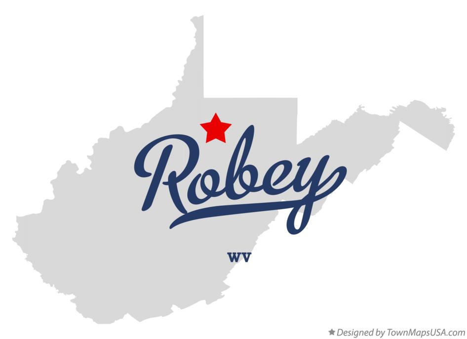 Map of Robey West Virginia WV