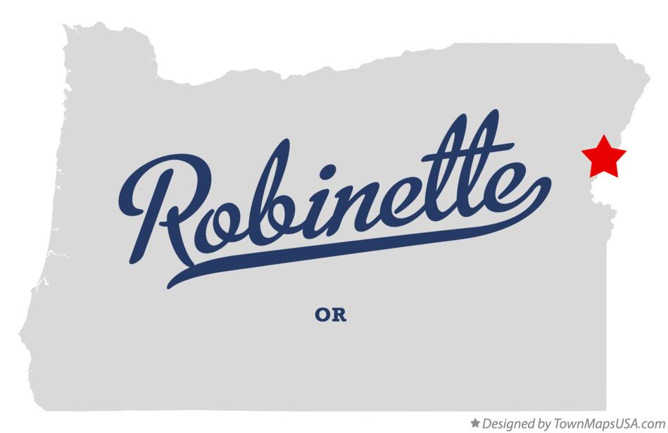 Map of Robinette Oregon OR