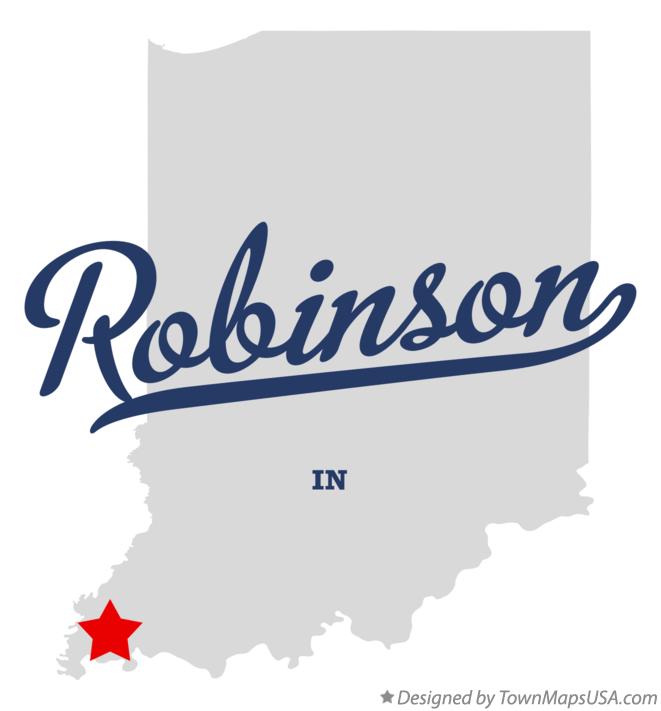 Map of Robinson Indiana IN
