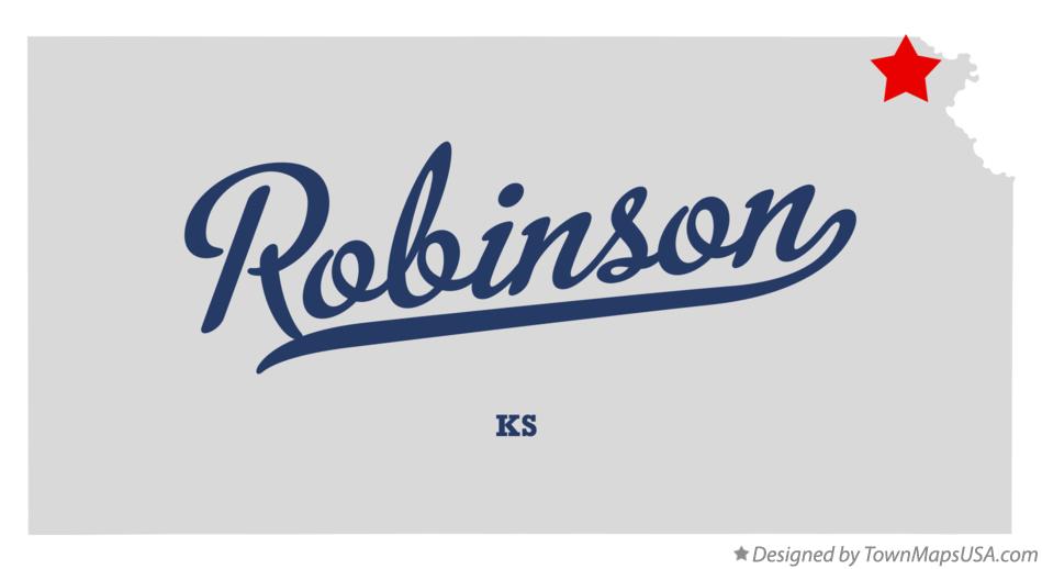 Map of Robinson Kansas KS