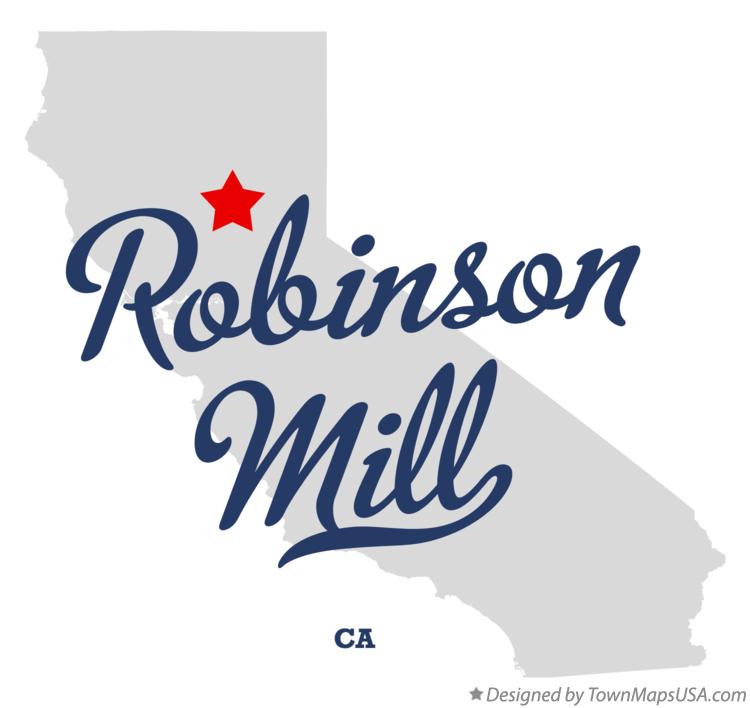 Map of Robinson Mill California CA