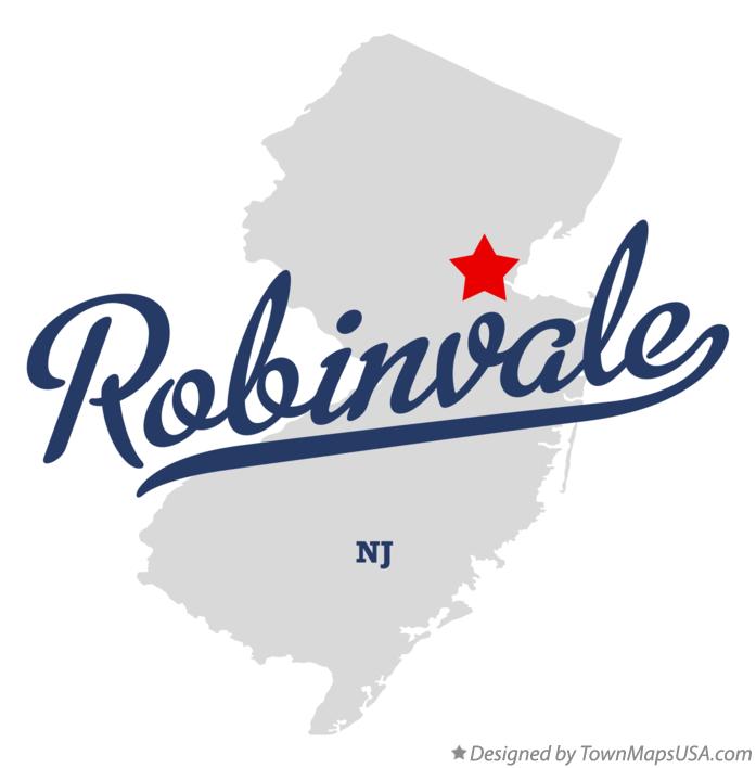 Map of Robinvale New Jersey NJ