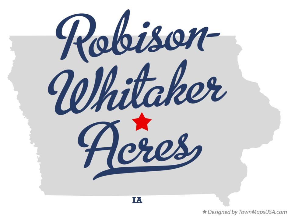 Map of Robison-Whitaker Acres Iowa IA