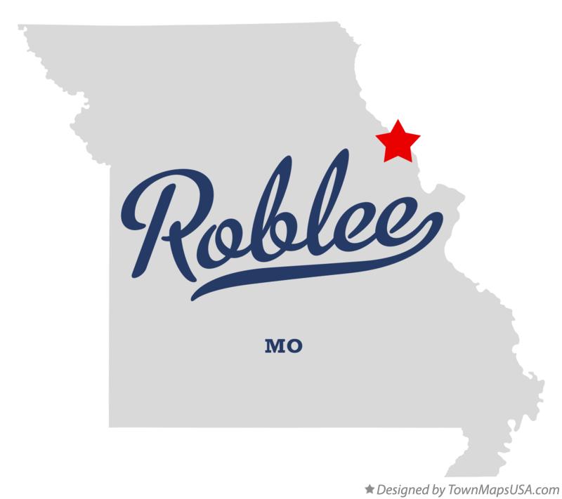 Map of Roblee Missouri MO
