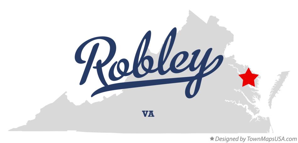 Map of Robley Virginia VA