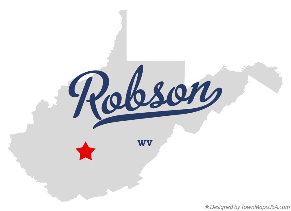 Map of Robson West Virginia WV