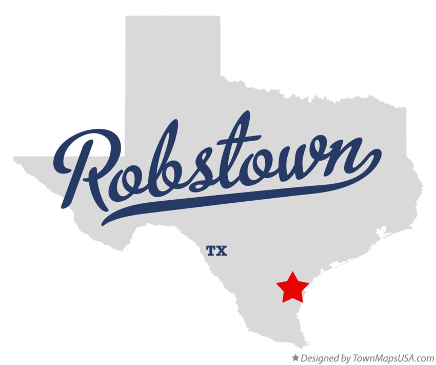 Map of Robstown Texas TX