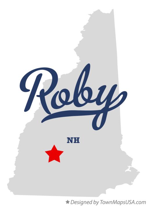 Map of Roby New Hampshire NH