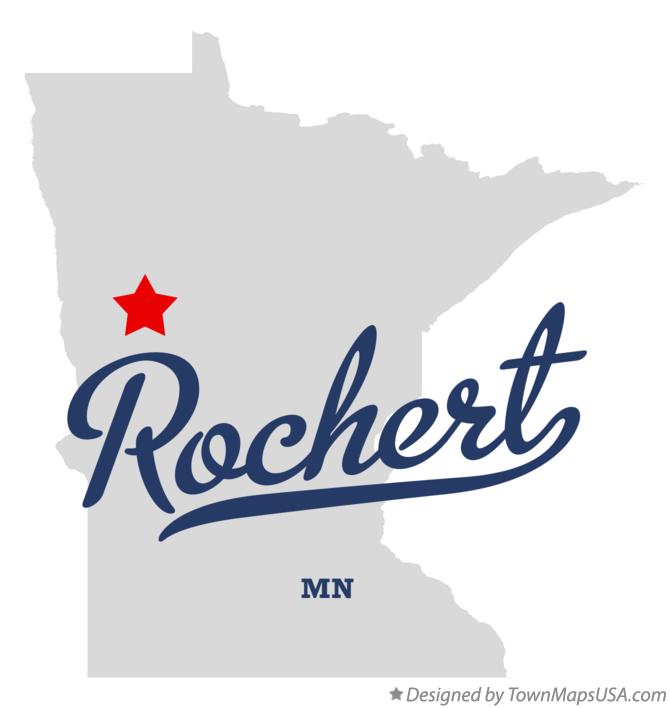 Map of Rochert Minnesota MN