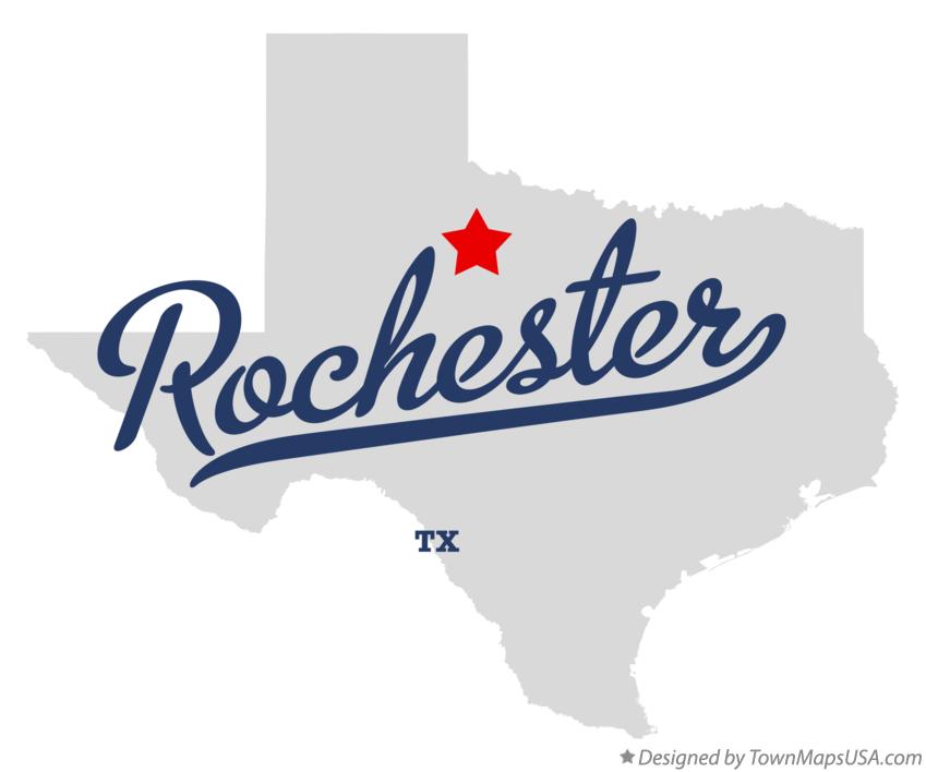 Map of Rochester Texas TX