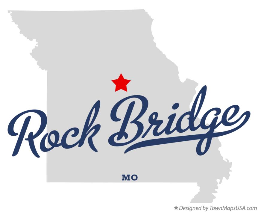 Map of Rock Bridge Missouri MO