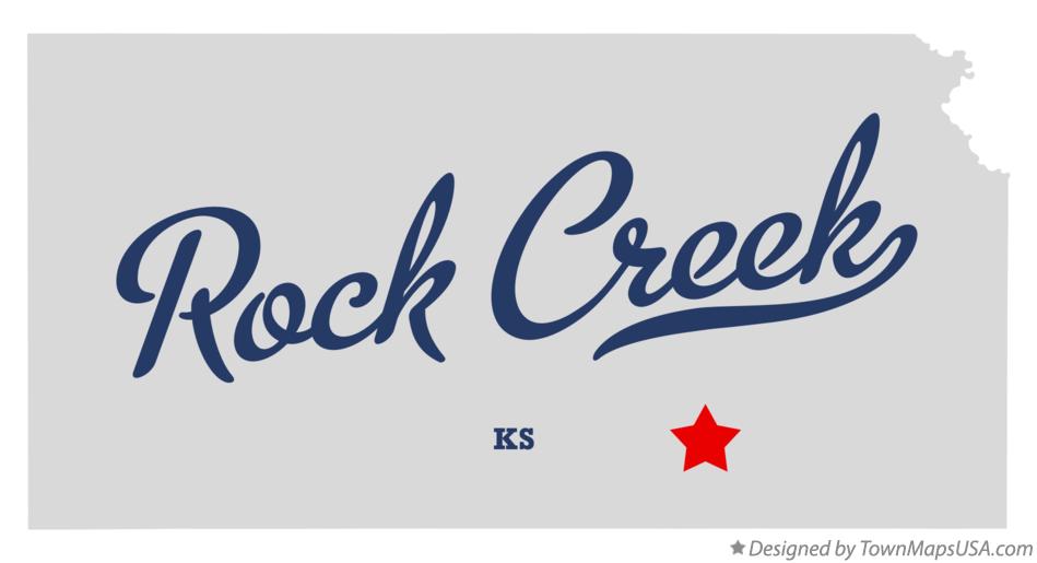 Map of Rock Creek Kansas KS