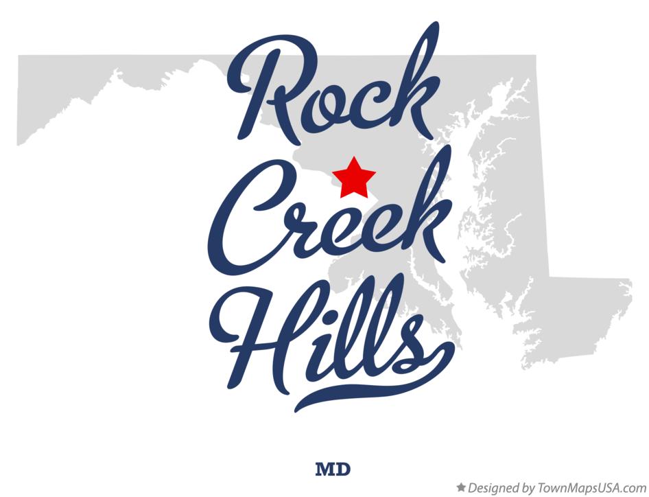 Map of Rock Creek Hills Maryland MD
