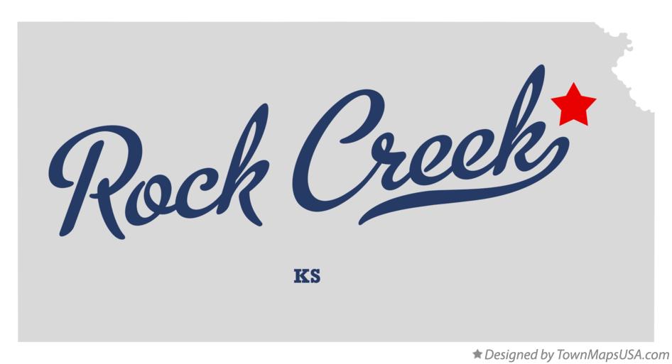Map of Rock Creek Kansas KS