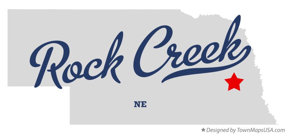 Map of Rock Creek Nebraska NE
