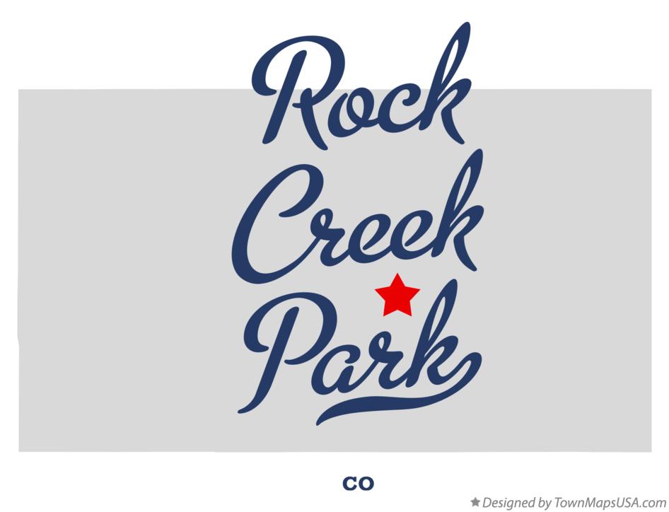 Map of Rock Creek Park Colorado CO