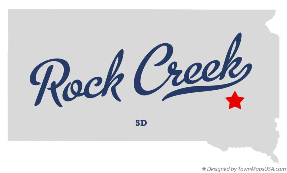 Map of Rock Creek South Dakota SD