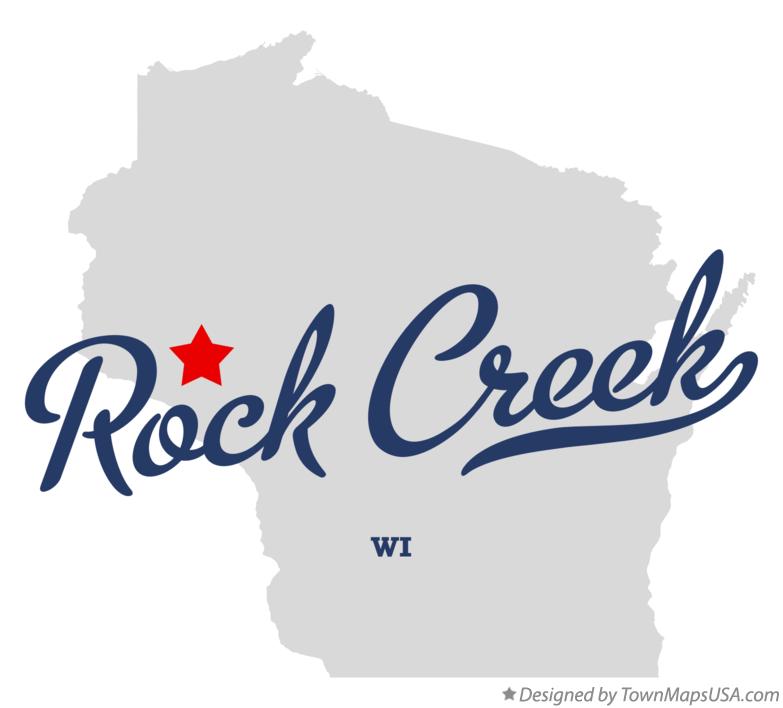 Map of Rock Creek Wisconsin WI