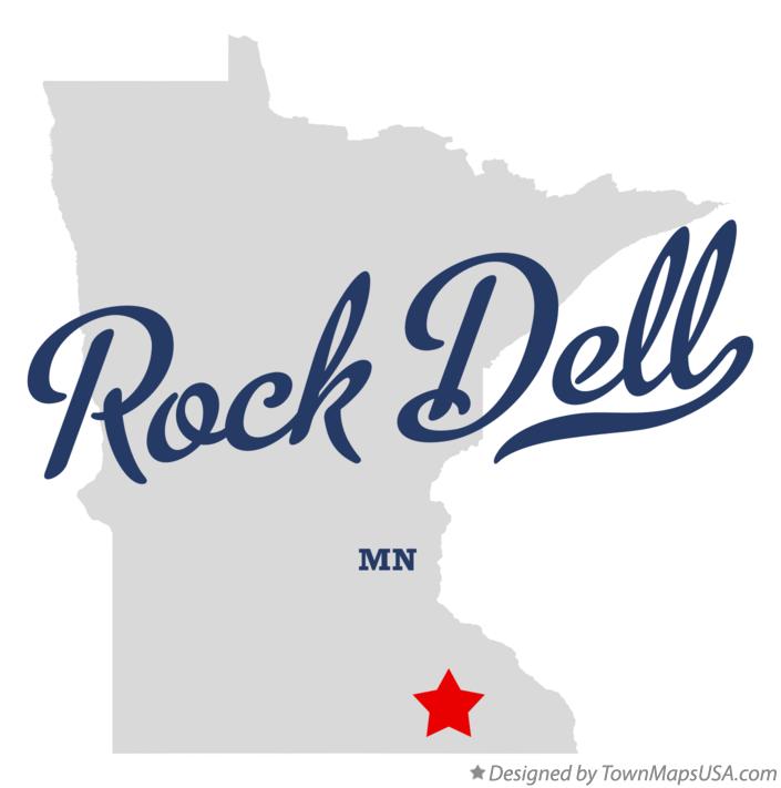 Map of Rock Dell Minnesota MN